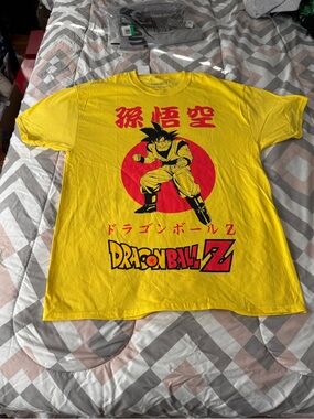 Dragon Ball Z Toei Animation Yellow Graphic Tee